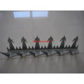 Hot dipped galvanized wall spike fence